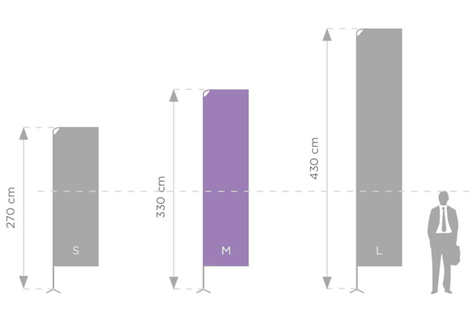 Steag Dreptunghiular - de la 142.50 LEI |  PRINTCENTER - Tipar digital, offset, indoor, outdoor